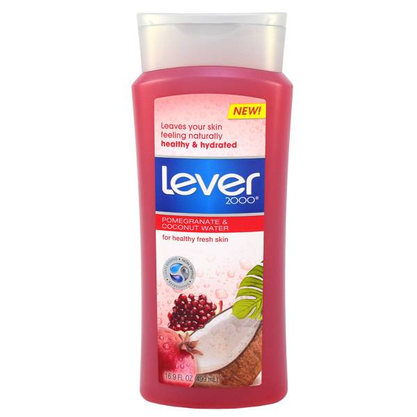 Lever 2000 Body Wash 16.9oz Pomegranate & Coconut Water Lever28219