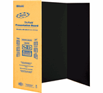 Bazic X Black Tri Fold Corrugated Presentation Board