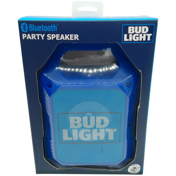 Bud Light Tailgate Bluetooth Party Speaker with LED Lights